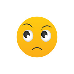 Emotion icon. Vector illustration isolated.