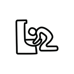 Patient and Sick icon set. Hospital Clinic Medical Healthcare Doctor Nurse Icon Symbol.