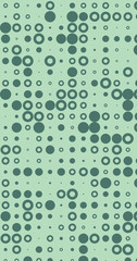 Abstract Color Halftone Dots generative art background illustration