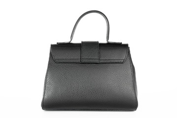 Bag fashion autumn clutch isolated on white leather