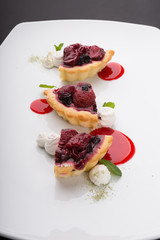 Tarts with different berries