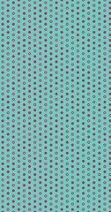 Abstract Color Halftone Dots generative art background illustration