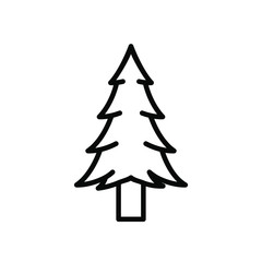 Plant and tree icons set vector. Forest elements.