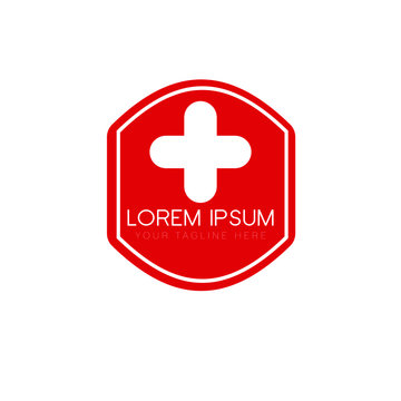 first aid icon doctor logo design.