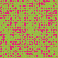 Abstract Color Halftone Dots generative art background illustration