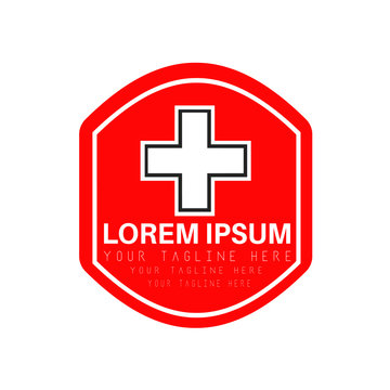 first aid icon doctor plus logo and icon