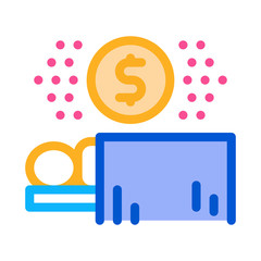 payment operation icon vector. payment operation sign. color symbol illustration