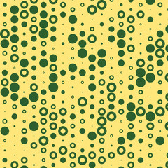 Abstract Color Halftone Dots generative art background illustration