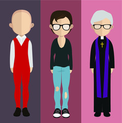 People avatar ( with full body and torso variations)