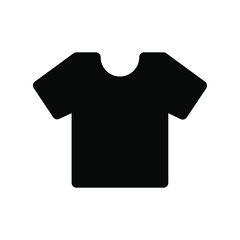 T-shirt vector icon collection. Clothes symbol.