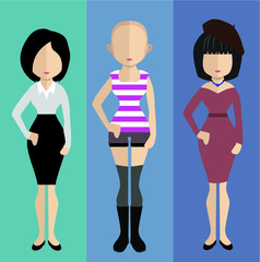 Fototapeta premium People avatar ( with full body and torso variations)