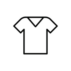 T-shirt vector icon collection. Clothes symbol.