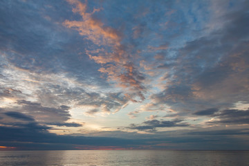 Sunset on the Andaman sea, Kamala beach, Phuket, Thailand