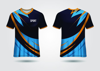 Sport Jersey Template Design Vector