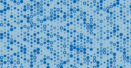 Abstract Color Halftone Dots generative art background illustration
