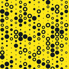 Abstract Color Halftone Dots generative art background illustration