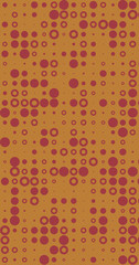 Abstract Color Halftone Dots generative art background illustration