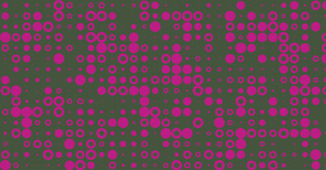 Abstract Color Halftone Dots generative art background illustration