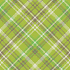 Creative plaid pattern in green and beige colors. 2