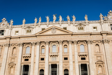 Fototapeta na wymiar Piazza San Pietro senza persone, Vaticano