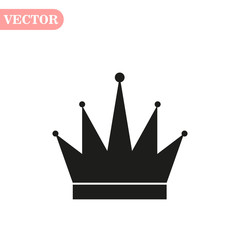 Crown Icon in trendy flat style isolated on grey background. Crown symbol for your web site design, logo, app, UI. Vector illustration,