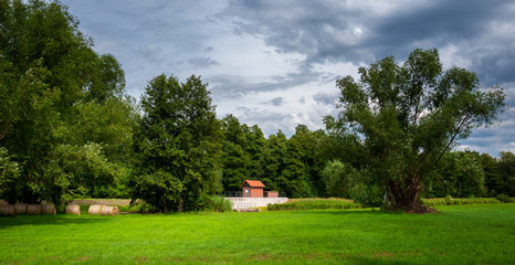 Landschaft im Spreewald