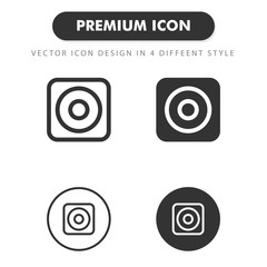 sound icon isolated on white background. for your web site design, logo, app, UI. Vector graphics illustration and editable stroke. EPS 10.