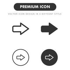 next icon isolated on white background. for your web site design, logo, app, UI. Vector graphics illustration and editable stroke. EPS 10.
