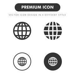internet icon isolated on white background. for your web site design, logo, app, UI. Vector graphics illustration and editable stroke. EPS 10.