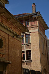 Immeubles brique et pierre à Paris, France