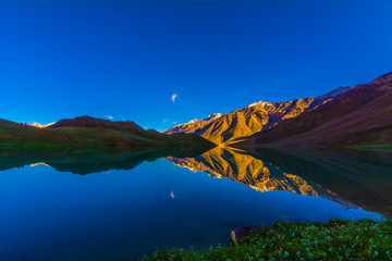 The beauty of Chandra Tal of Himalayas