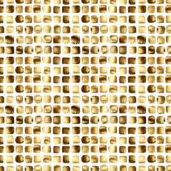 golden seamless background for design. Golden mosaic background.