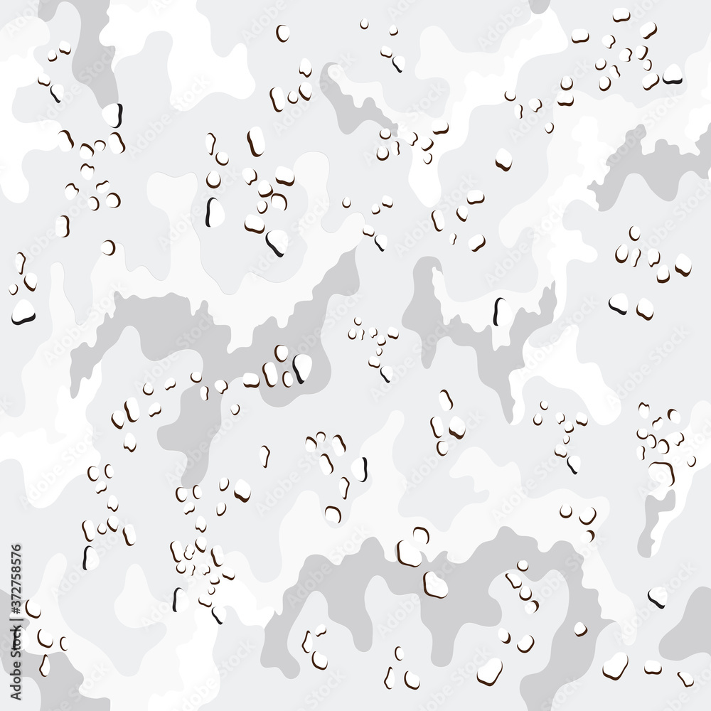 Wall mural Fashionable camouflage pattern, military print .Seamless illustration	
