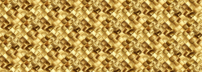 golden background for design. Golden mosaic background.