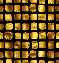 golden background for design. Golden mosaic background.