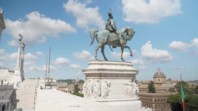Altar of the Fatherland is a glorious monument erected in honor of Victor Emanuel, the first king of a unified Italy, located in a site between the Piazza Venezia and the Capitoline hill