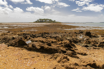 Brittany, panorama of the Morbihan gulf