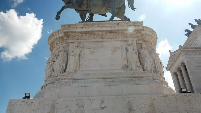 Altar of the Fatherland is a glorious monument erected in honor of Victor Emanuel, the first king of a unified Italy, located in a site between the Piazza Venezia and the Capitoline hill