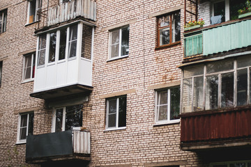 facade of an old house