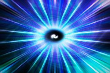 An abstract psychedelic spiral burst background image.