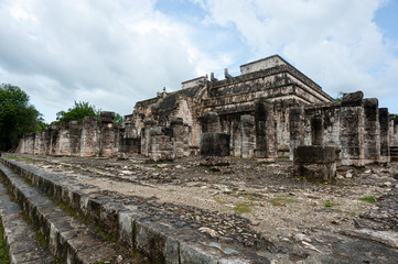 Fototapeta na wymiar Chichen Itza an Mayan arqueological zone at Yucatan, Mexico.