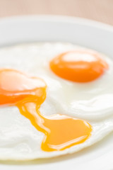 半熟の目玉焼き