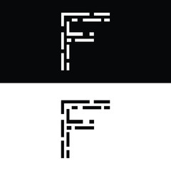 f letter monogram logo design images,photo & vector