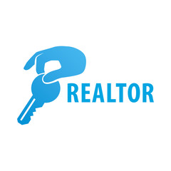 Vector logo for realtor, real estate sales