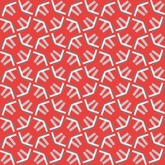 Vector seamless pattern texture background with geometric shapes, colored in red, grey, white colors.