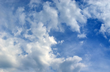 blue sky with clouds