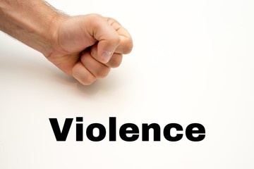 Violence - BLACK LIVES MATTER - Image, Illustration with words related to the topic BLACK LIVES MATTER