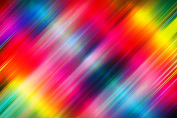 An abstract psychedelic rainbow colored motion blur background image.