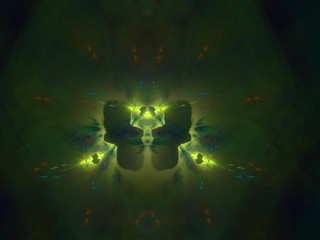 Imaginatory fractal background Image