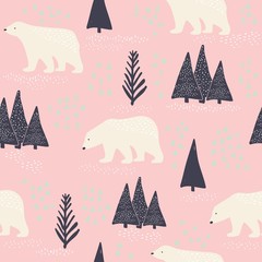 seamless pattern with cats